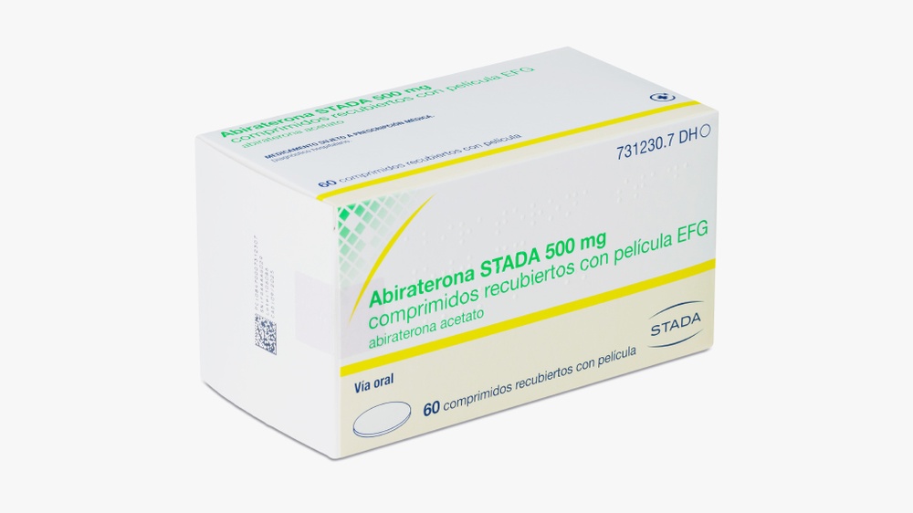 ABIRATERONA STADA 500 mg COMPRIMIDOS REVESTIDOS POR PELÍCULA