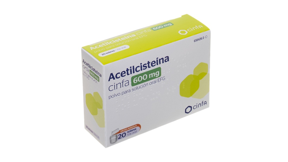 Acetilcisteína Cinfa 600 mg Pó para Solução Oral