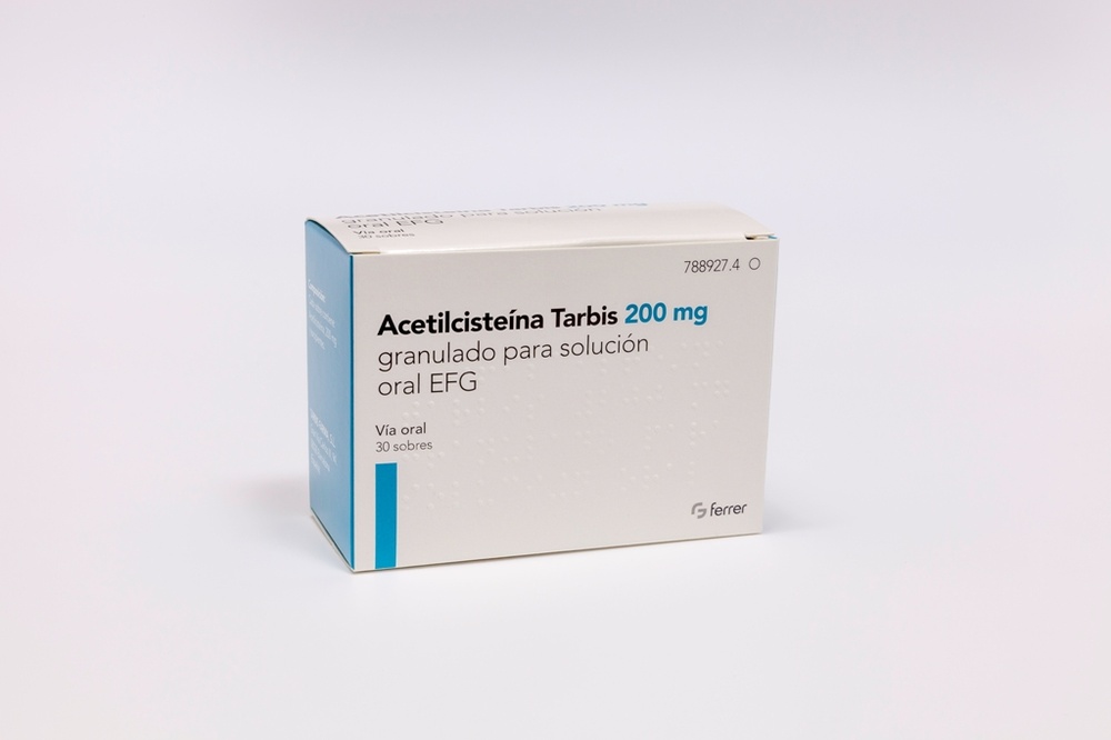 ACETILCISTEÍNA TARBIS 200 mg GRÂNULOS PARA SOLUÇÃO ORAL