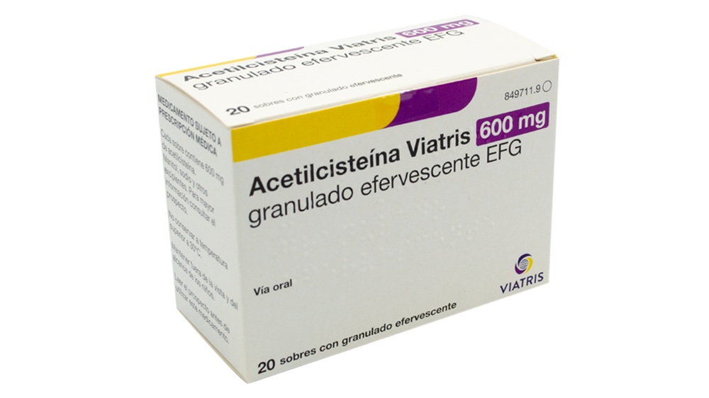 ACETILCISTEÍNA VIATRIS 600 mg GRÂNULOS EFERVESCENTES
