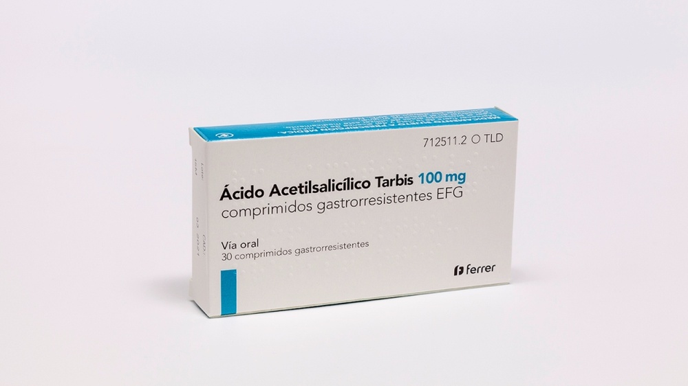 Ácido Acetilsalicílico TARBIS 100 mg COMPRIMIDOS GASTRO-RESISTENTES