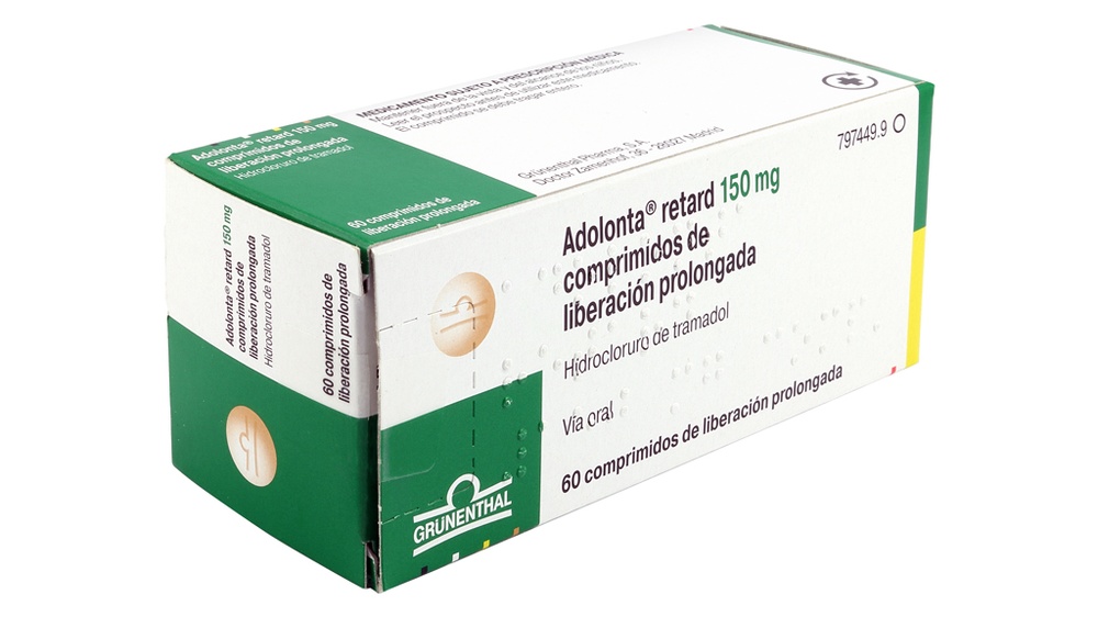 ADOLONTA RETARD 150 mg COMPRIMIDOS DE LIBERTAÇÃO PROLONGADA