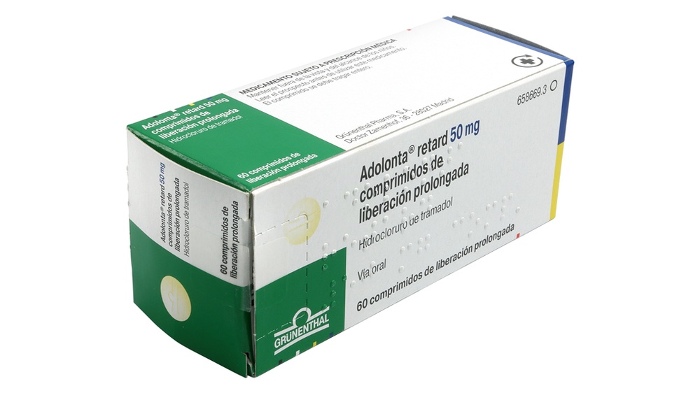 ADOLONTA RETARD 50 mg COMPRIMIDOS DE LIBERTAÇÃO PROLONGADA