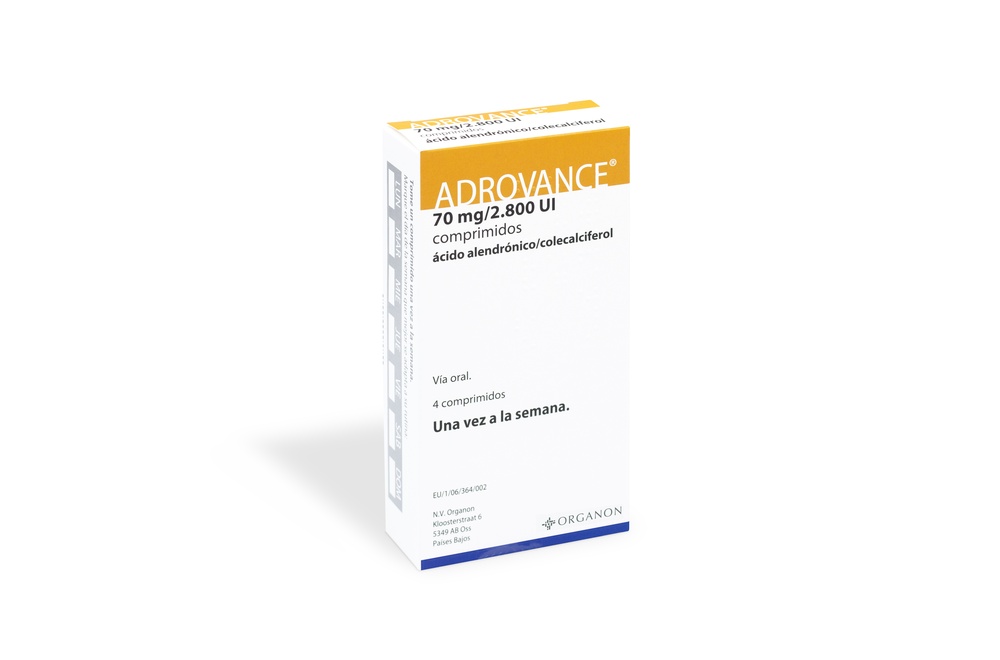 ADROVANCE 70 mg/2800 UI COMPRIMIDOS