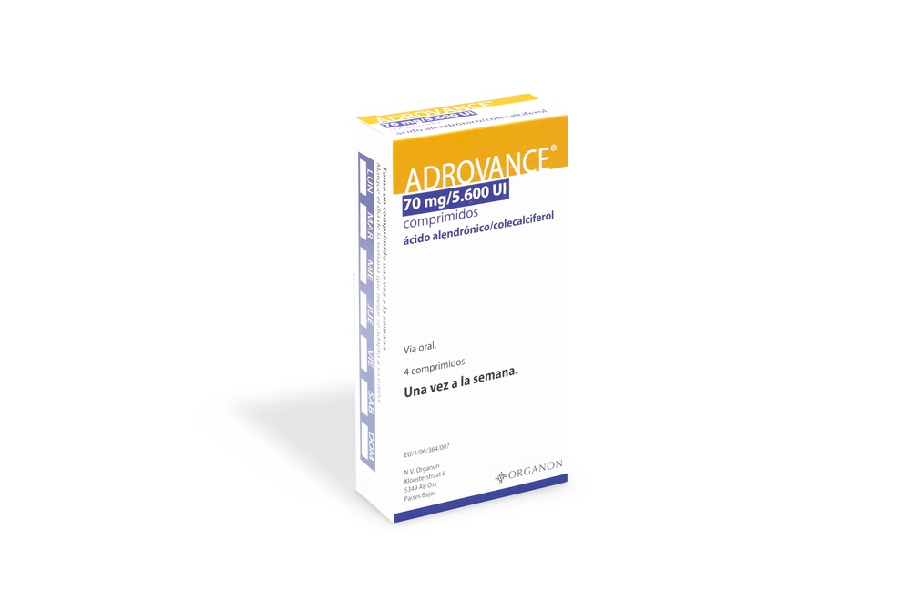 ADROVANCE 70 mg/5.600 UI COMPRIMIDOS