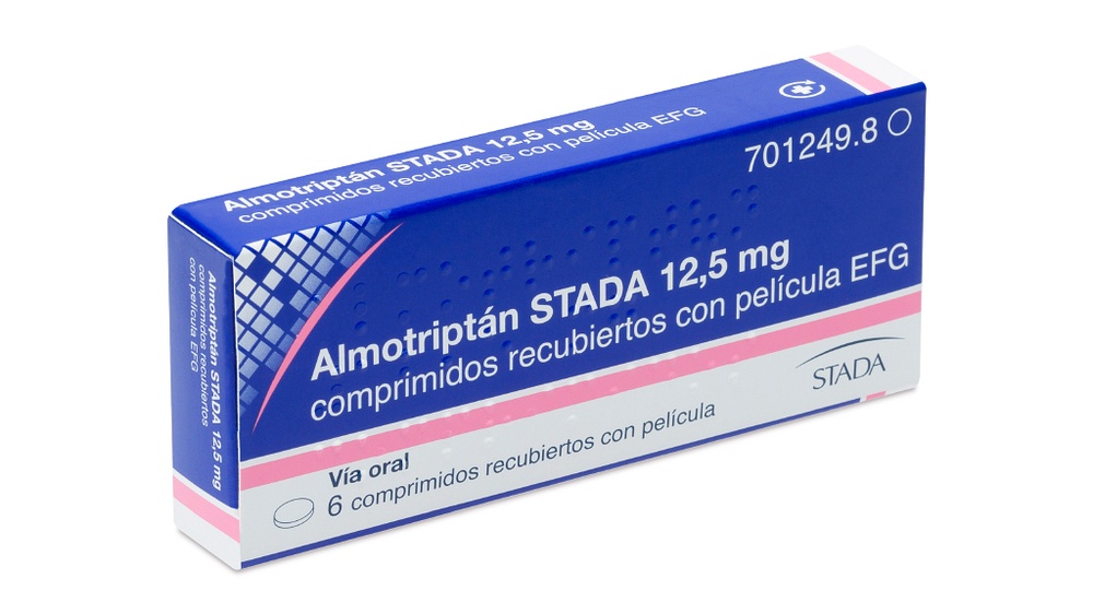 ALMOTRIPTAN STADA 12,5 mg COMPRIMIDOS REVESTIDOS POR PELÍCULA