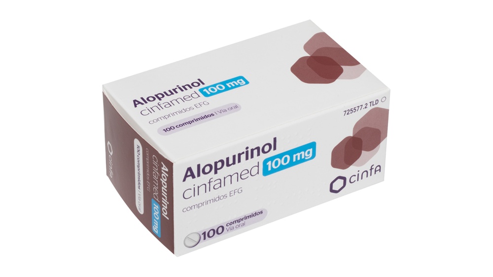 ALOPURINOL CINFAMED 100 mg COMPRIMIDOS