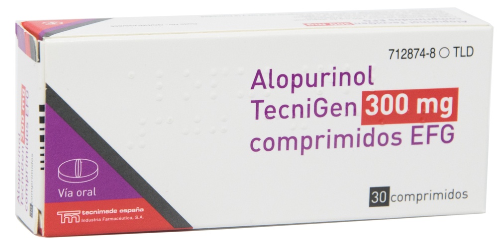 ALOPURINOL TECNIGEN 300 mg COMPRIMIDOS