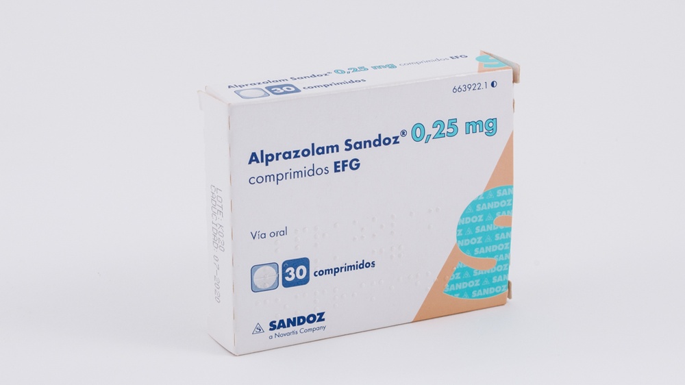 ALPRAZOLAM SANDOZ 0,25 mg COMPRIMIDOS