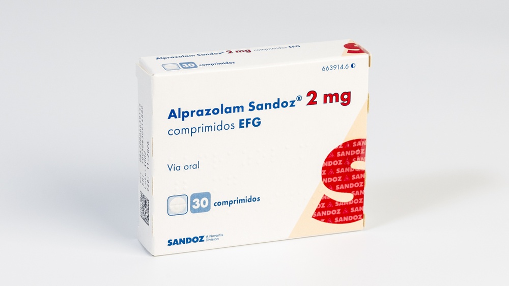ALPRAZOLAM SANDOZ 2 mg COMPRIMIDOS