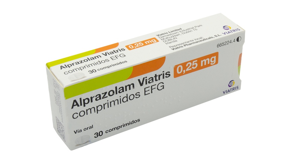 ALPRAZOLAM VIATRIS 0,25 mg COMPRIMIDOS