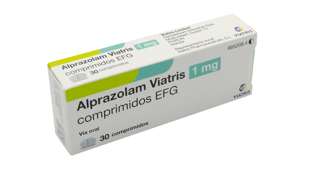 ALPRAZOLAM VIATRIS 1 mg COMPRIMIDOS
