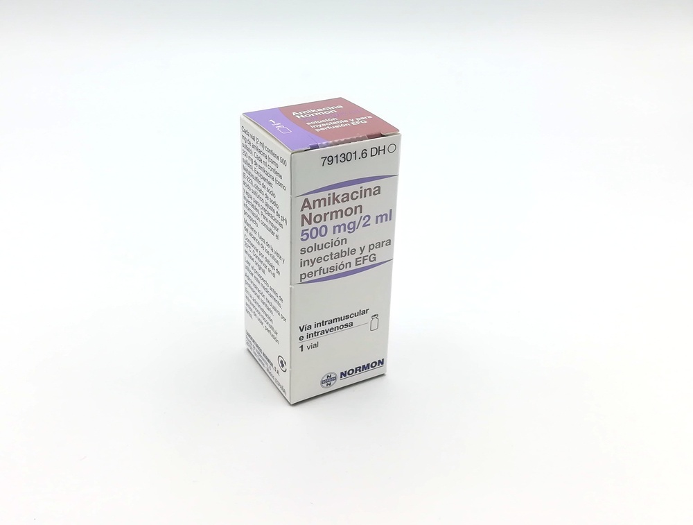 AMICACINA NORMON 500 mg/2 ml SOLUÇÃO INJETÁVEL E PARA PERFUSÃO