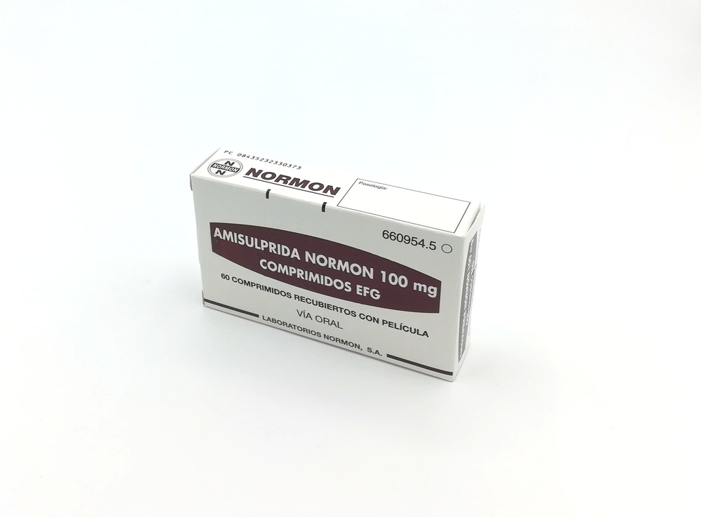 AMISULPRIDA NORMON 100 mg COMPRIMIDOS REVESTIDOS POR PELÍCULA