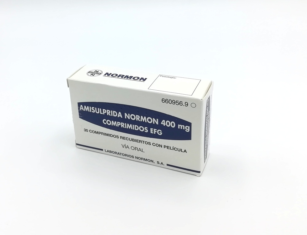 AMISULPRIDA NORMON 400 mg COMPRIMIDOS REVESTIDOS POR PELÍCULA