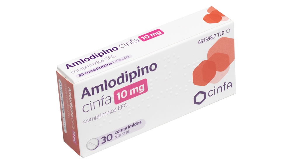 AMLODIPINO CINFA 10 mg COMPRIMIDOS