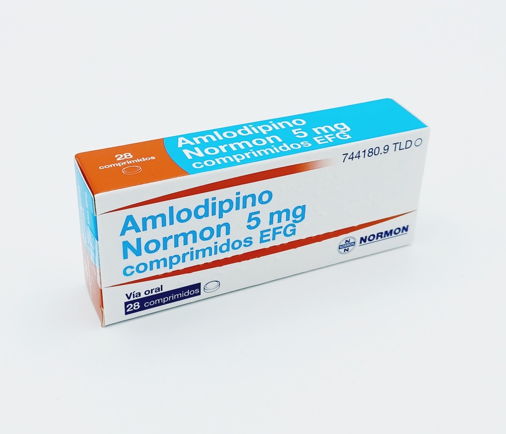 AMLODIPINO NORMON 5 mg COMPRIMIDOS