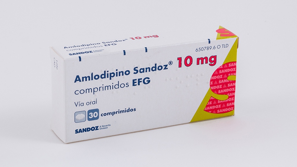 AMLODIPINO SANDOZ 10 mg COMPRIMIDOS