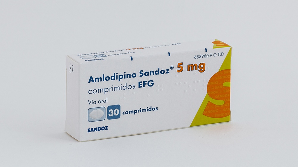 AMLODIPINO SANDOZ 5 mg COMPRIMIDOS