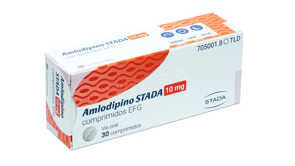 AMLODIPINO STADA 10 mg COMPRIMIDOS