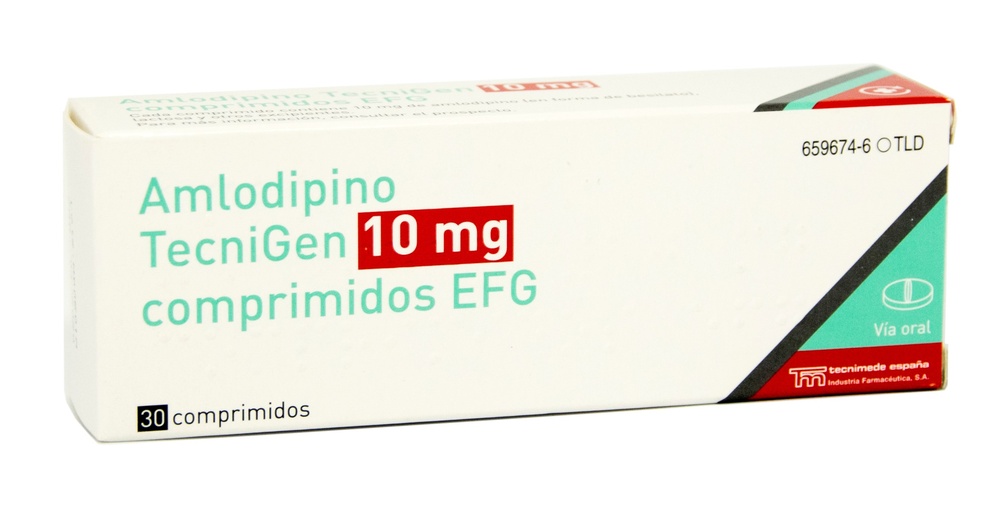 AMLODIPINO TECNIGEN 10 mg COMPRIMIDOS