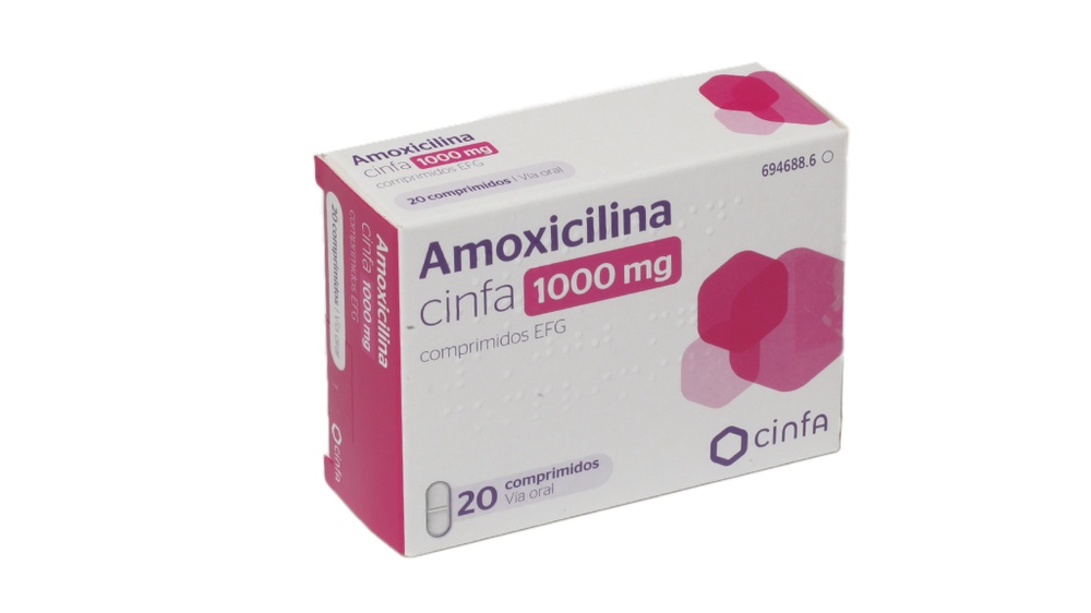 AMOXICILINA CINFA 1000 mg COMPRIMIDOS