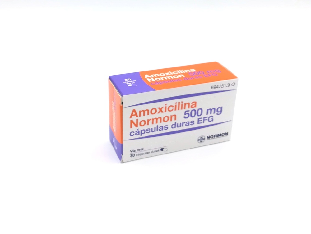 AMOXICILINA NORMON 500 mg CÁPSULAS DURAS
