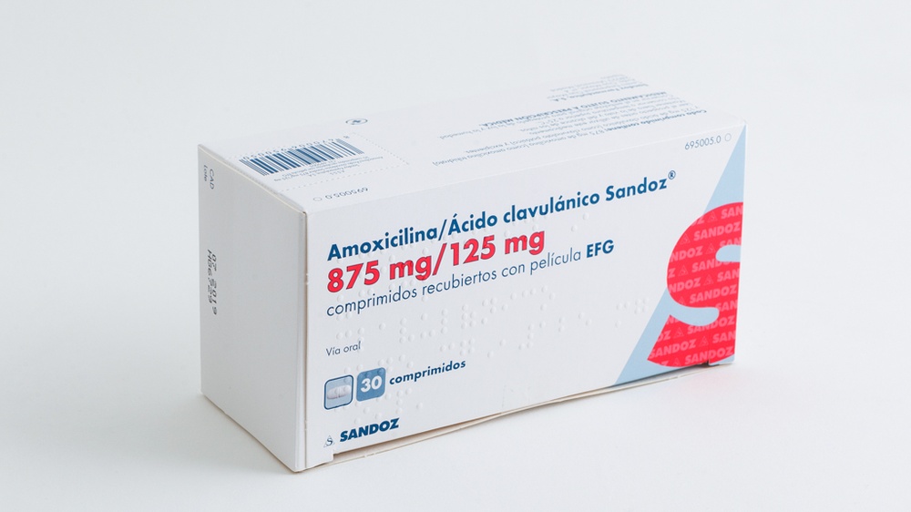 AMOXICILINA/ÁCIDO CLAVULÂNICO SANDOZ 875 mg/125 mg COMPRIMIDOS REVESTIDOS POR PELÍCULA