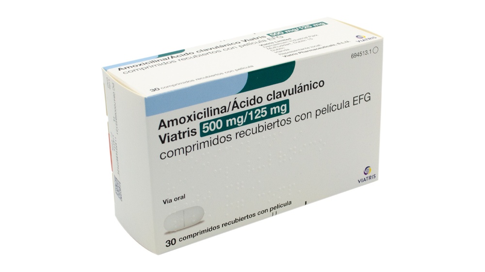 AMOXICILINA/ÁCIDO CLAVULÂNICO VIATRIS 500 mg/125 mg COMPRIMIDOS REVESTIDOS POR PELÍCULA