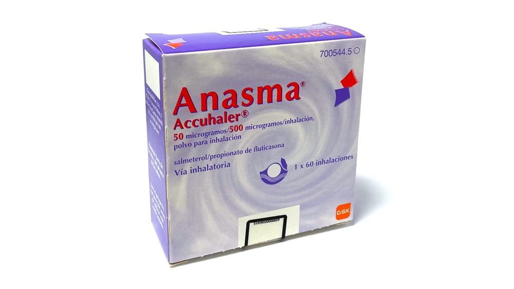 ANASMA ACCUHALER 50 microgramas/500 microgramas INALAÇÃO, PÓ PARA INALAÇÃO