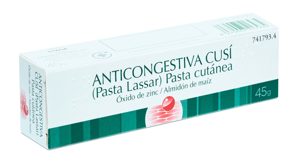 ANTICONGESTIVA CUSI (PASTA LASSAR) - Pasta descongestionante