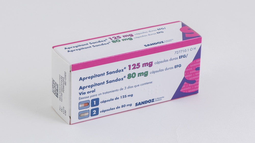 APREPITANT SANDOZ 125 mg CÁPSULAS DURAS / APREPITANT SANDOZ 80 mg CÁPSULAS DURAS