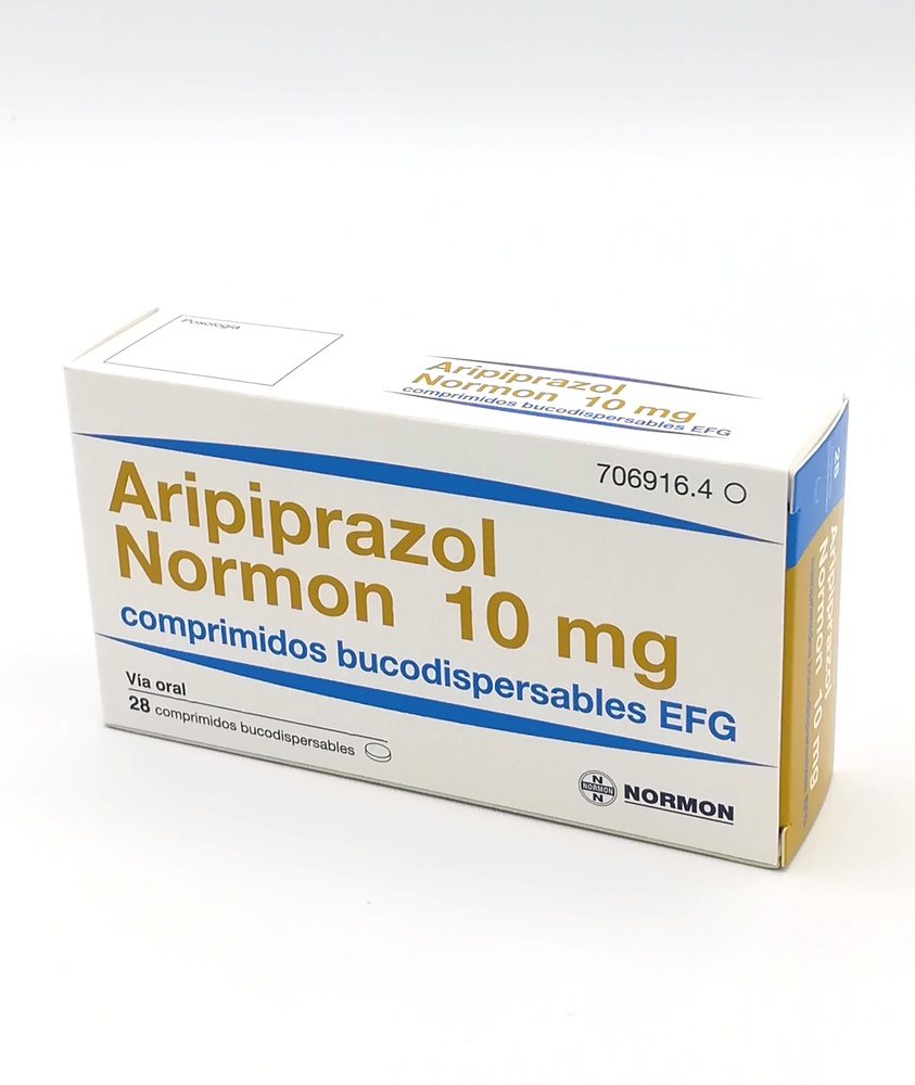ARIPIPRAZOL NORMON 10 mg COMPRIMIDOS ORODISPERSÍVEIS