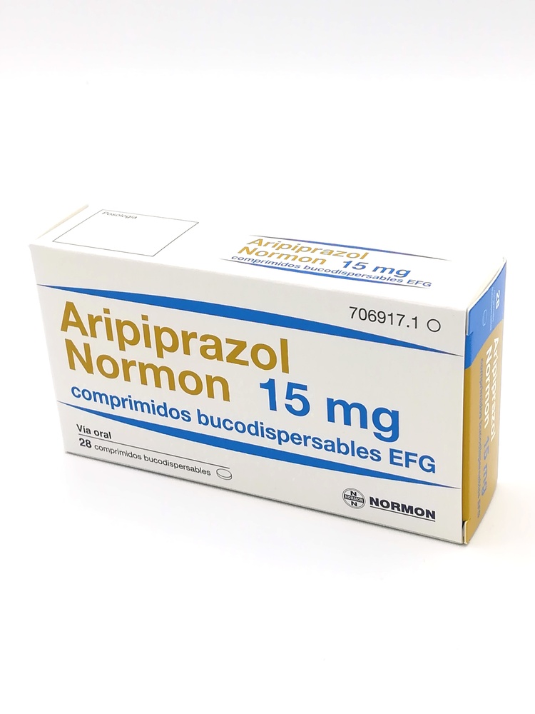 ARIPIPRAZOL NORMON 15 mg COMPRIMIDOS ORODISPERSÍVEIS