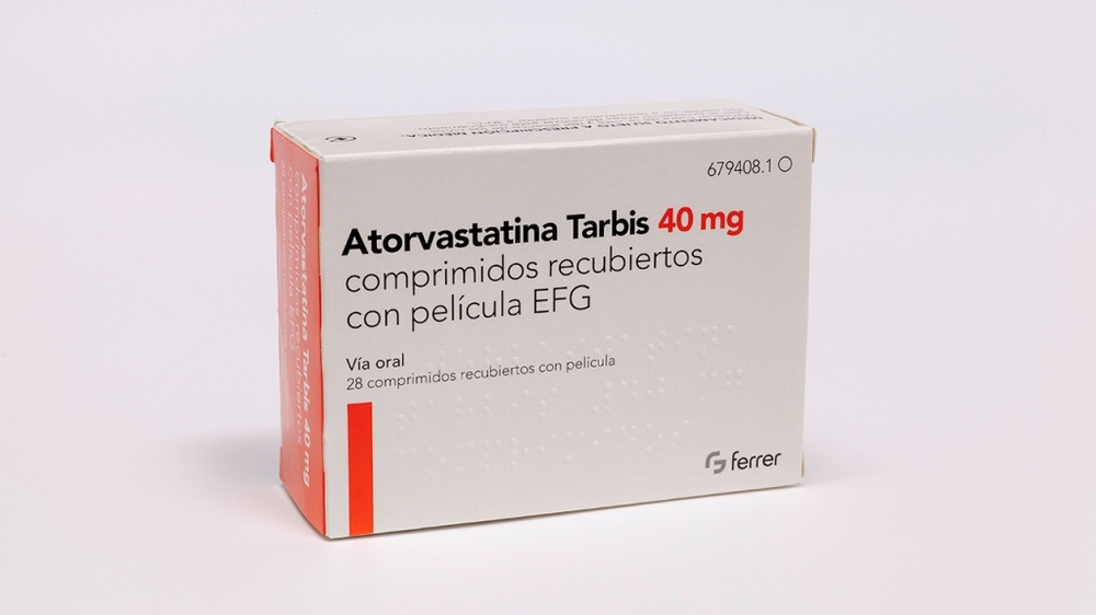 ATORVASTATINA TARBIS 40 mg COMPRIMIDOS REVESTIDOS POR PELÍCULA