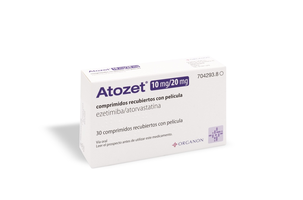 ATOZET 10 mg/20 mg COMPRIMIDOS REVESTIDOS POR PELÍCULA
