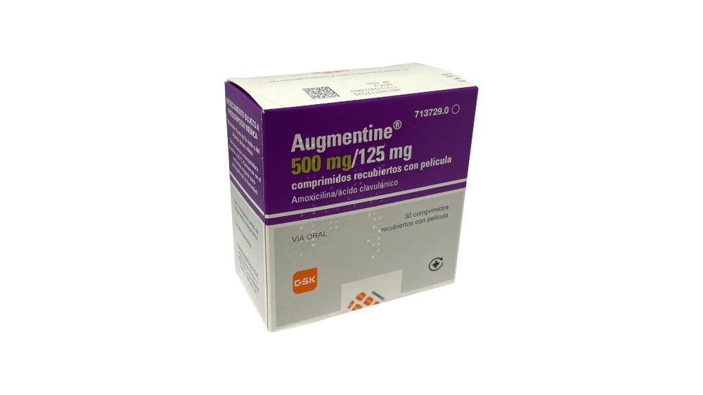 AUGMENTINE 500 mg/125 mg COMPRIMIDOS REVESTIDOS POR PELÍCULA