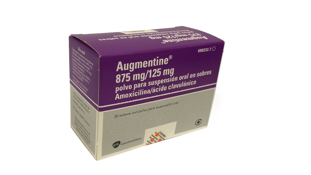 AUGMENTINE 875 mg/125 mg PÓ PARA SUSPENSÃO ORAL EM SACHÉS