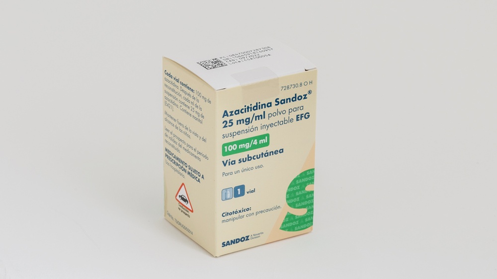 AZACITIDINA SANDOZ 25 mg/mL PÓ PARA SOLUÇÃO INJETÁVEL