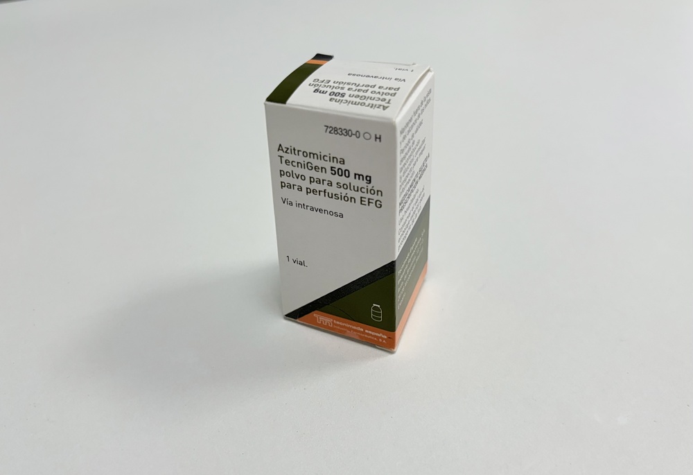 AZITROMICINA TECNIGEN 500 MG PÓ PARA SOLUÇÃO PARA PERFUSÃO