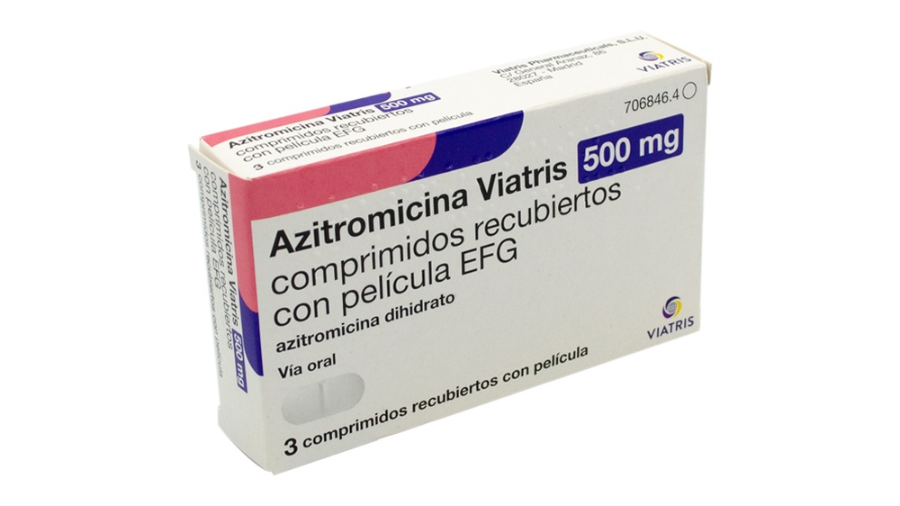 AZITROMICINA VIATRIS 500 mg COMPRIMIDOS REVESTIDOS POR PELÍCULA