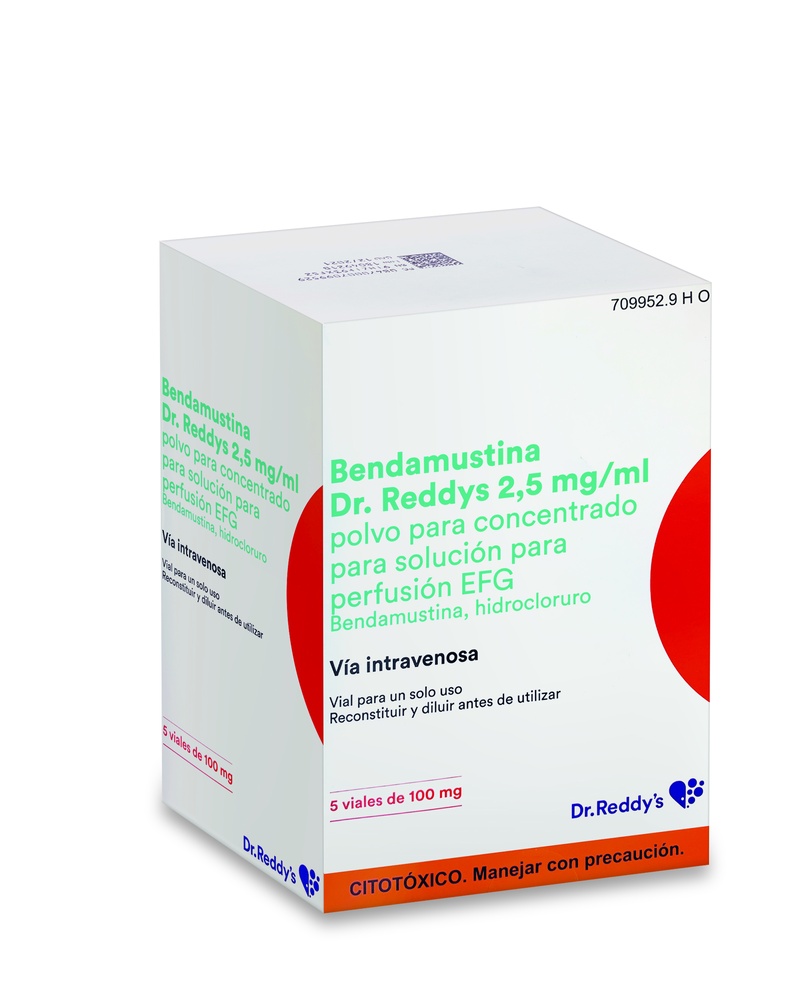 BENDAMUSTINA DR. REDDY'S 2,5 mg/ml PÓ PARA CONCENTRADO PARA SOLUÇÃO PARA PERFUSÃO