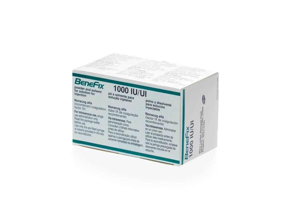 BENEFIX 1000 UI, PÓ E SOLVENTE PARA SOLUÇÃO INJETÁVEL