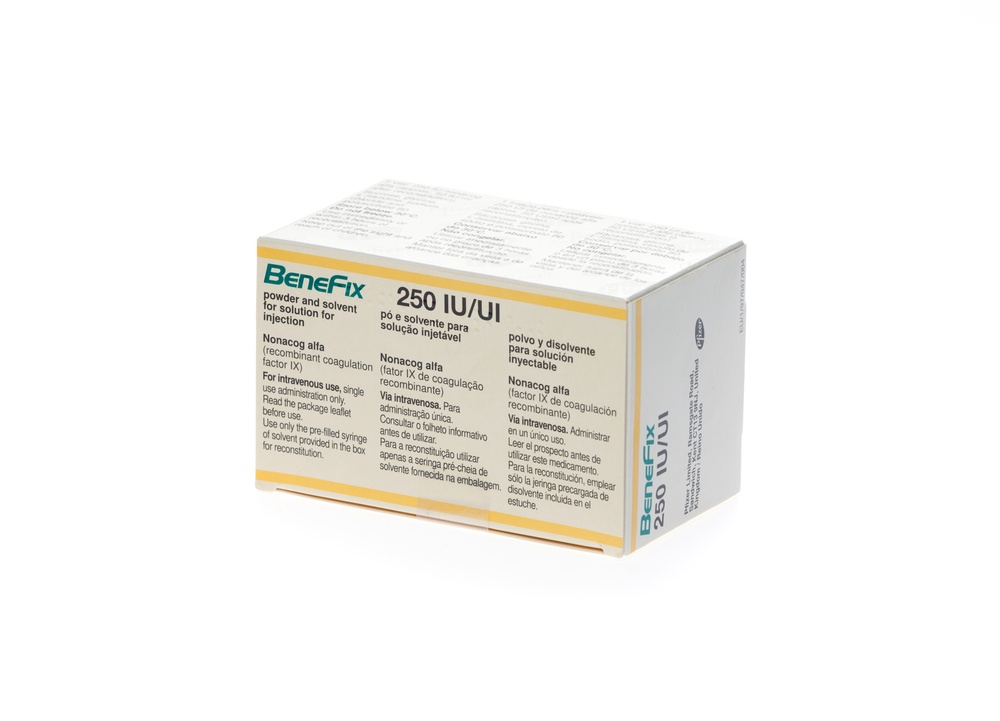 BENEFIX 250 UI, PÓ E SOLVENTE PARA SOLUÇÃO INJETÁVEL