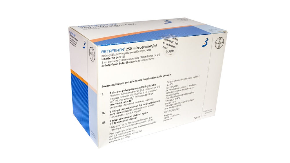 BETAFERON 250 microgramas/ml PÓ E SOLVENTE PARA SOLUÇÃO INJETÁVEL