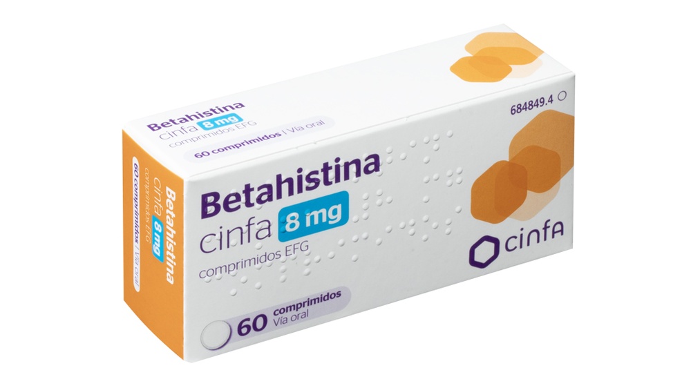 BETAHISTINA CINFA 8 mg COMPRIMIDOS