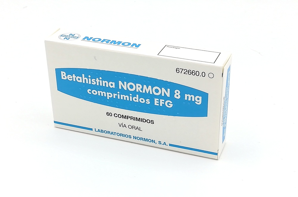 BETAHISTINA NORMON 8 mg COMPRIMIDOS