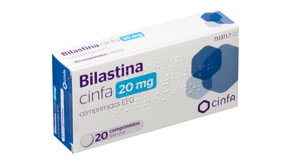 BILASTINA CINFA 20 mg COMPRIMIDOS