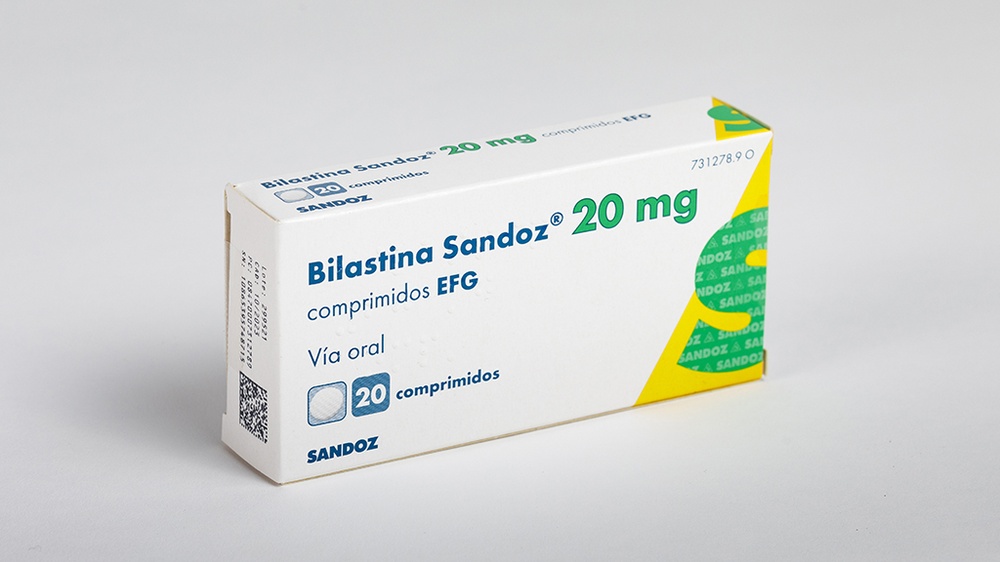 BILASTINA SANDOZ 20 mg COMPRIMIDOS