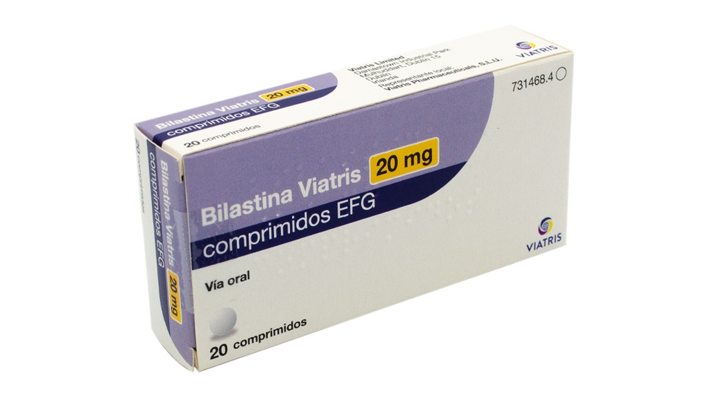 BILASTINA VIATRIS 20 mg COMPRIMIDOS